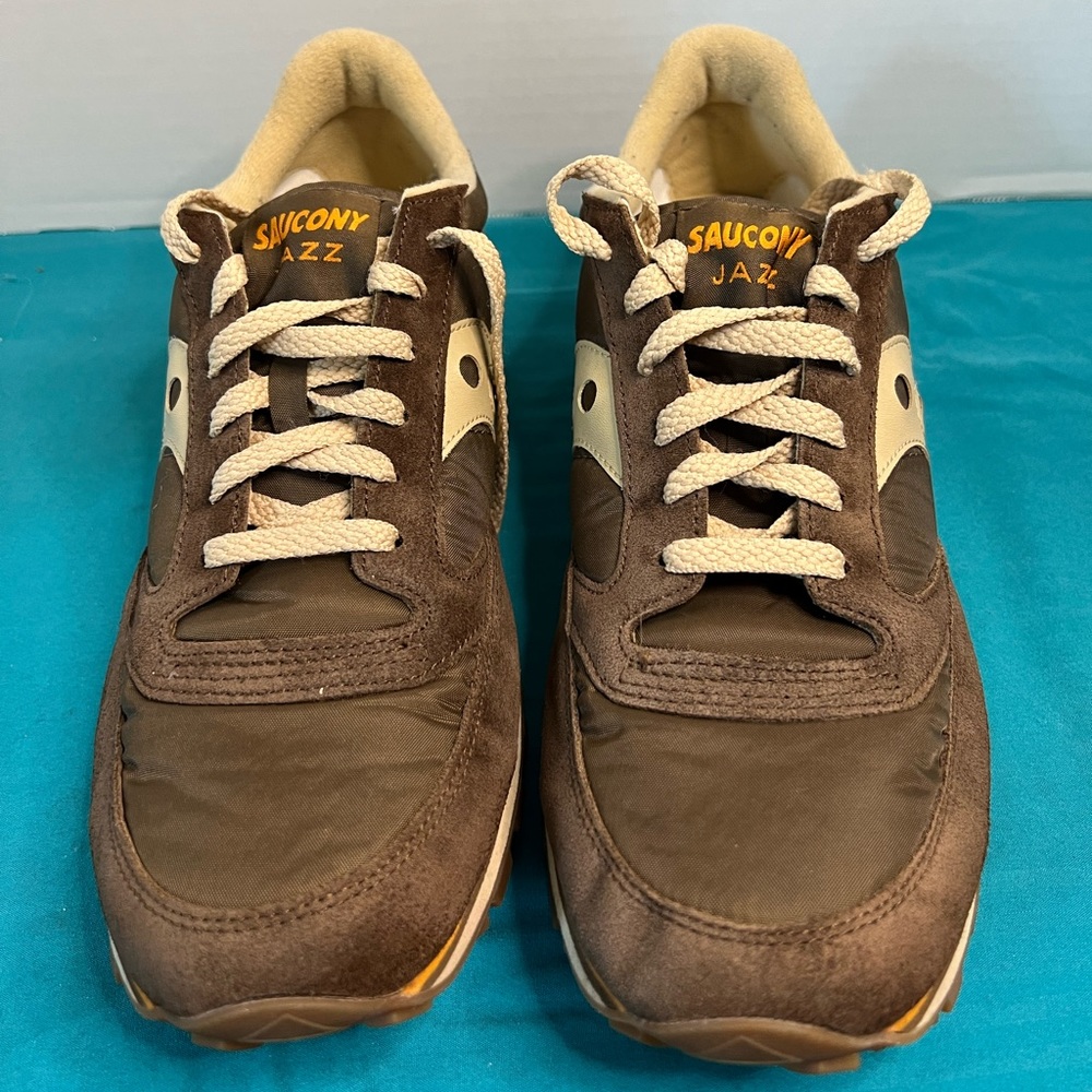 Saucony Jazz brown suede mens 13